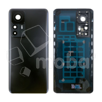 Задняя крышка для Xiaomi 12T Pro (22081212UG) Черный (Матовая) - Премиум