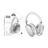 Беспроводные наушники Bluetooth Hoco W35 Max (накладные) Серебро