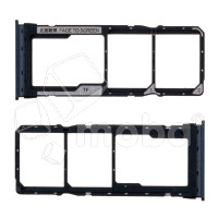 Держатель SIM для Xiaomi Redmi Note 9 (M2003J15SC/M2003J15SG) Черный