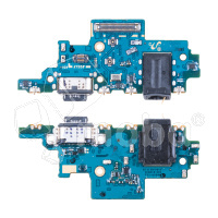 Шлейф для Samsung Galaxy A72 (A725F) плата системный разъем/разъем гарнитуры/микрофон - Премиум