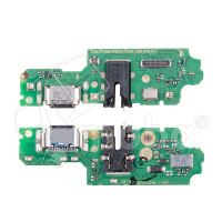 Шлейф для Infinix Hot 12 Play/20 Play (X6816D/X6825) плата на системный разъем/разъем гарнитуры/микрофон - Премиум