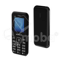 Мобильный телефон Maxvi C30 (без ЗУ в комплекте, 2SIM, FM, MicroSD, фонарик, диктофон) Черный