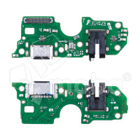 Шлейф для OPPO A57s (CPH2385) плата на системный разъем/разъем гарнитуры/микрофон