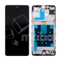 Дисплей для Samsung Galaxy M55 5G (M556B) модуль с рамкой Черный - OR (SP)