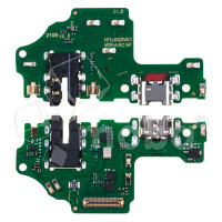 Шлейф для Huawei Honor 9X Lite (JSN-L21) плата на системный разъем/разъем гарнитуры/микрофон