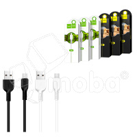 Кабель USB - MicroUSB Hoco X20 (2.4A, 2 м) Черный