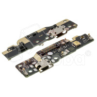 Шлейф для Xiaomi Redmi Note 6 Pro (M1806E7TH) плата системный разъем/микрофон