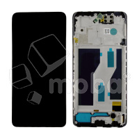 Дисплей для Xiaomi Redmi Note 10 Pro 4G (M2101K6G) модуль с рамкой Черный - (In-Cell) - Премиум
