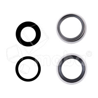 Стекло камеры для iPhone 16/16 Plus (комплект 2 шт.) Белый