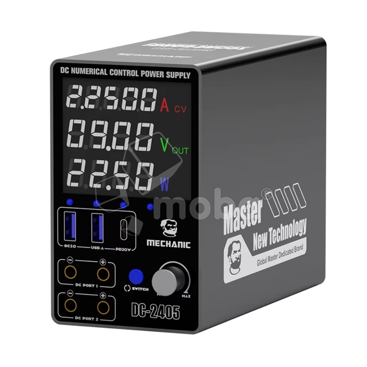 Лабораторный источник питания Mechanic DC-2405+ (120W, 5A, 24V,  импульсный)