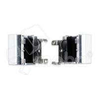 Заглушки петель для ноутбука HP 15-BS/15-BW/15-RA/15-RB (комплект 2 шт.) Серебро