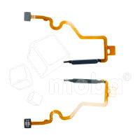 Шлейф для Tecno Spark 20 (KJ5/KJ5n) сканер отпечатка пальцев Черный