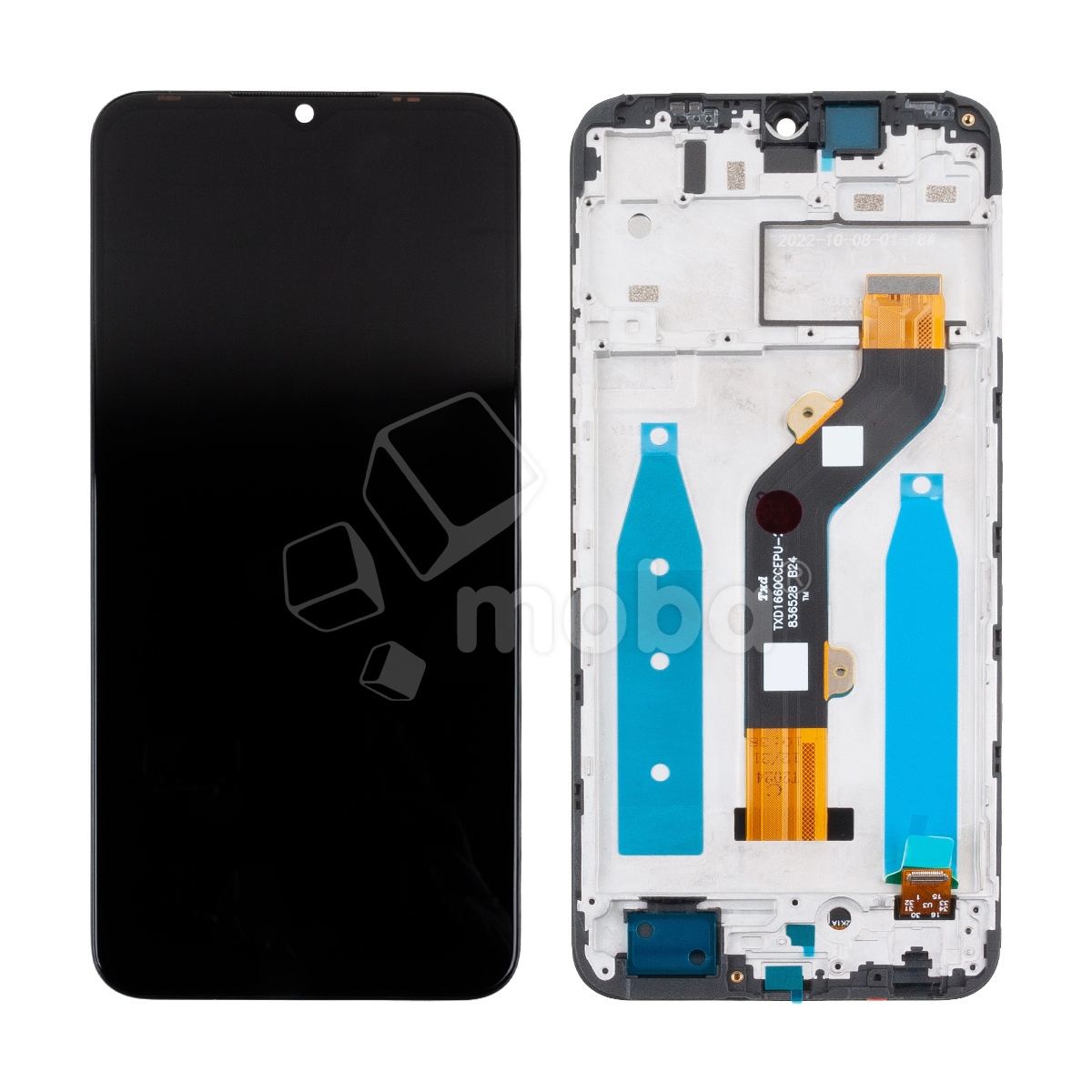 Дисплей для Infinix Hot 12 Pro (X668C) модуль с рамкой Черный - OR (HD+, 300 Кд/м², 90 Гц)