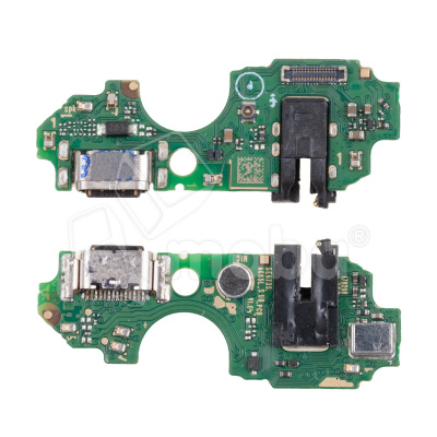 Шлейф для Itel A70 (A665L) плата на системный разъем/разъем гарнитуры/микрофон - Премиум