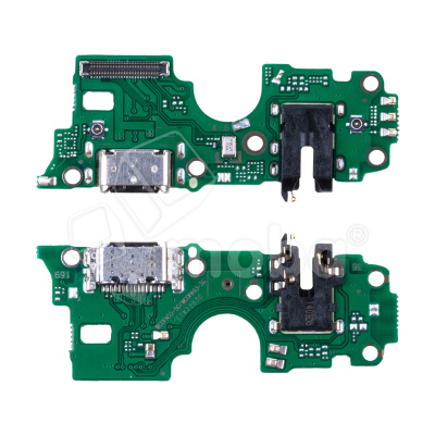 Шлейф для OPPO A55 4G (CPH2325) плата на системный разъем/разъем гарнитуры/микрофон