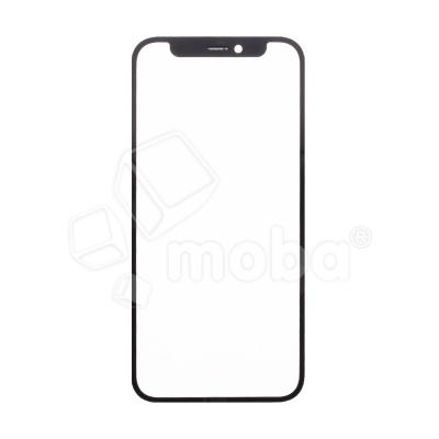 Стекло для переклейки iPhone 12 mini (A2399) с OCA пленкой Черный - OR (Feaglet)