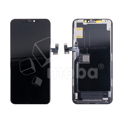 Дисплей для iPhone 11 Pro Max (A2218) в сборе с тачскрином Черный - (Hard OLED, Full HD) (площадка под IC)