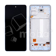 Дисплей для Samsung Galaxy A53 5G (A536B) модуль с рамкой Голубой - (OLED) (Full Size)