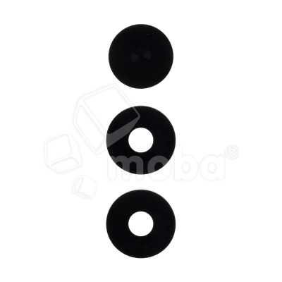 Стекло камеры для Realme C71/P3 Lite 4G (RMX5303/RMX5300) (комплект 3 шт.) Черный