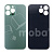 Задняя крышка для iPhone 13 Pro (A2640) Зеленый (стекло, монолит, широкий вырез под камеру, логотип) - Премиум