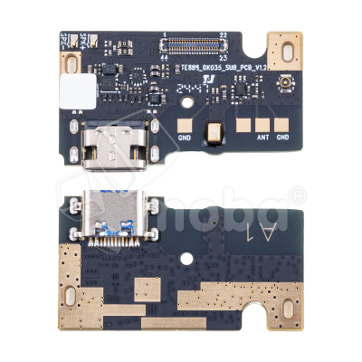 Шлейф для Blackview BV7200 плата на системный разъем/микрофон - Премиум