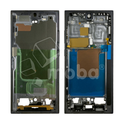 Рамка дисплея для Samsung Galaxy S24 Ultra (S928B) Черный (возможен дефект ЛКП)
