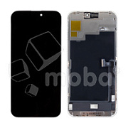 Дисплей для iPhone 15 Pro Max (A3106) в сборе с тачскрином Черный - JCID (Hard OLED, Full HD, 120 Гц) (с верификацией = с привязкой без ошибки)