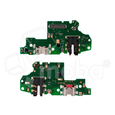 Шлейф для Huawei Honor 10i/20e (HRY-LX1T) плата на системный разъем/разъем гарнитуры/микрофон - Премиум