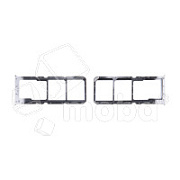 Держатель SIM для Realme 8 4G/8 Pro (RMX3085/RMX3081) Серебро