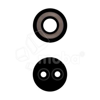 Стекло камеры для Tecno Camon 19 Neo (CH6i) (комплект 2 шт.) Черный