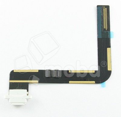 Шлейф для iPad Air 1/iPad 5/6 9.7" 2013/2017/2018 (A1474/A1475/A1476/A1822/A1823/A1893/A1954) на системный разъем Белый