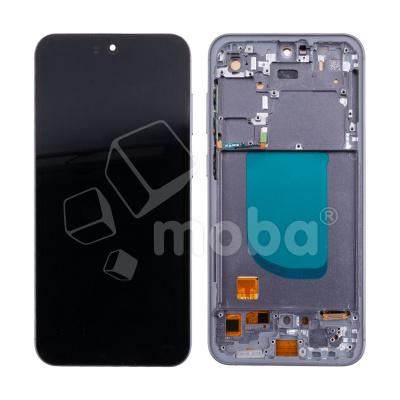 Дисплей для Samsung Galaxy S23 FE (S711B) модуль с рамкой Черный - (OLED) (Full Size)