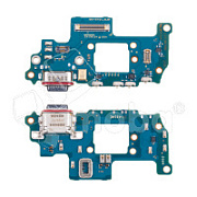 Шлейф для Samsung Galaxy S24 FE (S721B) плата системный разъем/разъем SIM/микрофон - Премиум