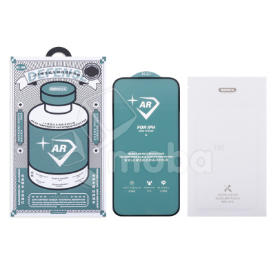 Защитное стекло "Антибликовое" Remax Medicine Glass GL-86 для iPhone 15/16 Черный