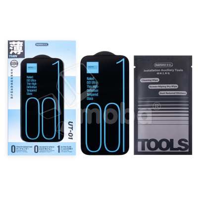 Защитное стекло Remax Medicine Glass UT-01 для iPhone 16 Pro/17 (ультратонкое) Черный