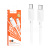 Кабель Type-C - Type-C Hoco X88 (5A, 60W) Белый Кабель Type-C - Type-C Hoco X88 (5A, 60W) Белый
