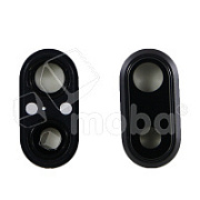 Стекло камеры для iPhone 8 Plus в сборе с рамкой Черный