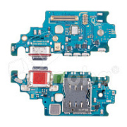 Шлейф для Samsung Galaxy S21+ (G996U/America/EU version) плата системный разъем/разъем SIM/микрофон - Премиум