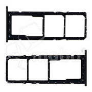 Держатель SIM для Samsung Galaxy A11 (A115F) Черный