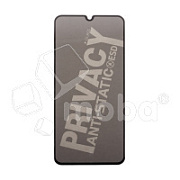 Защитное стекло "Антишпион" для Samsung Galaxy A20/A30/A30s/A50/M21/M30s/M31 (A205F/A305F/A307F/A505F/M215F/M307F/M315F) Черный