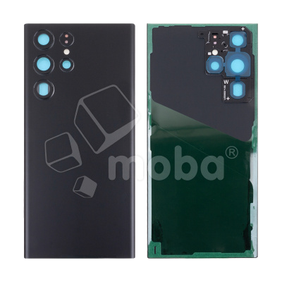 Задняя крышка для Samsung Galaxy S22 Ultra (S908B) Черный - Премиум