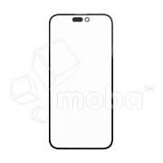 Стекло для переклейки iPhone 14 Pro в сборе с OCA пленкой Черный - OR (Feaglet)
