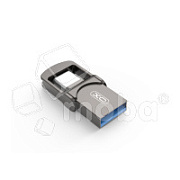 USB-флеш (USB 3.0 + Type-C) 128GB XO DK10 Wise Серебро