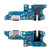 Шлейф для Infinix Hot 30 4G (X6831) плата на системный разъем/разъем гарнитуры/микрофон - Премиум