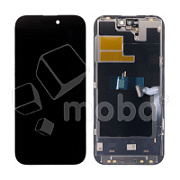 Дисплей для iPhone 14 Pro (A2891) в сборе с тачскрином Черный - DD (Soft OLED, Full HD, 120 Гц) (площадка под IC)