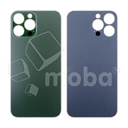 Задняя крышка для iPhone 13 Pro Max (A2645) Зеленый (стекло, широкий вырез под камеру, логотип)