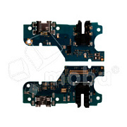 Шлейф для Huawei Honor 9A/Y6p (MOA-LX9N/MED-LX9N) плата на системный разъем/разъем гарнитуры/микрофон - Премиум
