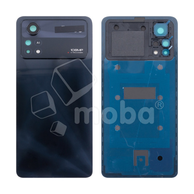 Задняя крышка для Xiaomi Poco X4 Pro 5G (2201116PG) Черный - OR