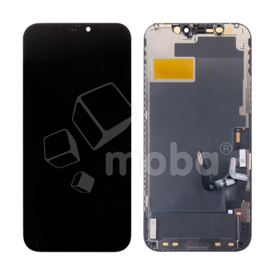 Дисплей для iPhone 12/12 Pro (A2403/A2407) в сборе с тачскрином Черный - JCID (Hard OLED, Full HD) (с верификацией = с привязкой без ошибки)