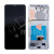 Дисплей для Samsung Galaxy S21+ (G996B) модуль с рамкой Серебро - (OLED) (Full Size)